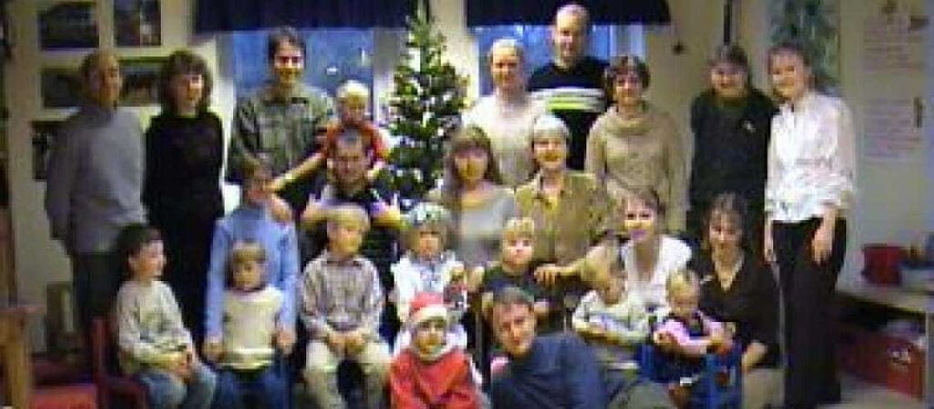 gruppfoto inomhus