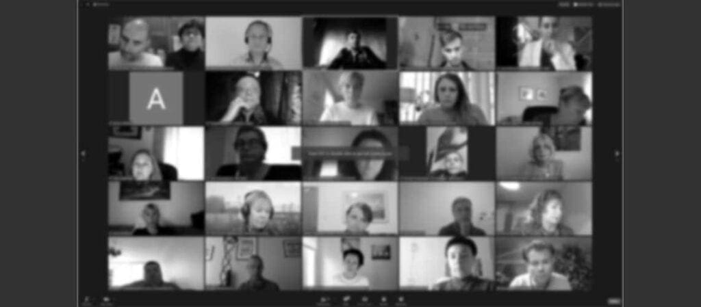 gruppbild i Zoom